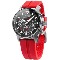 Vostok Europe VR42-592A761-RED Herrenuhr Solar Expedition South Pole Chronograph Rot