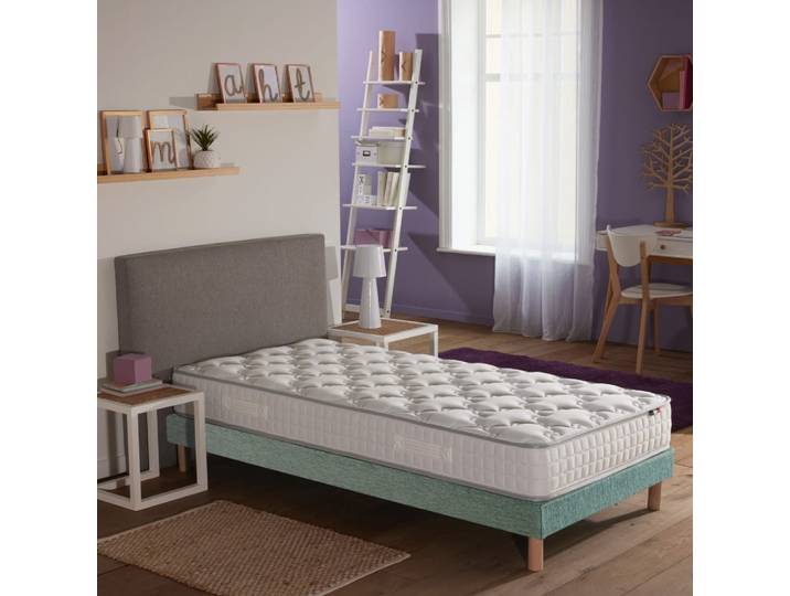 Matelas ressorts fermes biconiques sommier 90x190 sommiervert