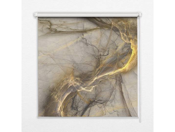Tulup Innenrollo - Fensterrollo - Rollo - 100x180 cm - Dekoratives Rohmaterial, Beige, Kunststoff, Rechteckig, 100x180x0.5 cm, Heimtextilien, Vorhänge, Rollos