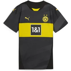 Puma, Damen, Fussballtrikot, BVB Away Jersey Replica W (XS), Schwarz, XS