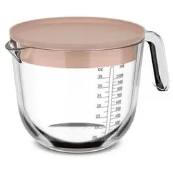 Mepal Messbecher Chef it 1000 ml Glas Beige