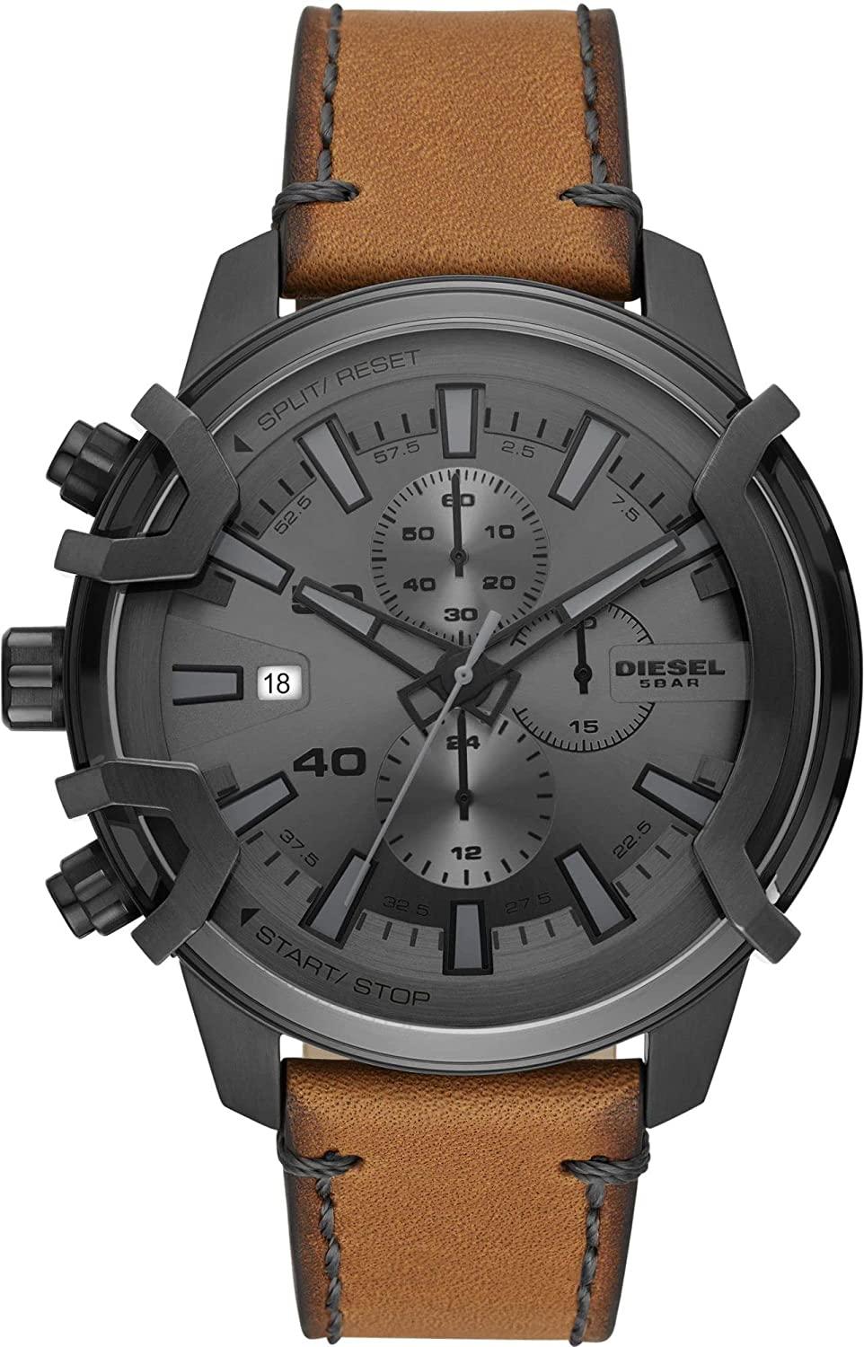 Diesel Griffed Heren Bruin Horloge DZ4569