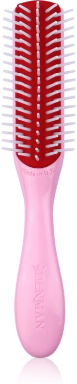 Denman Style D14 The Mini Curl Definer & Styler peigne coiffant pour cheveux Pink Crush 1 pcs