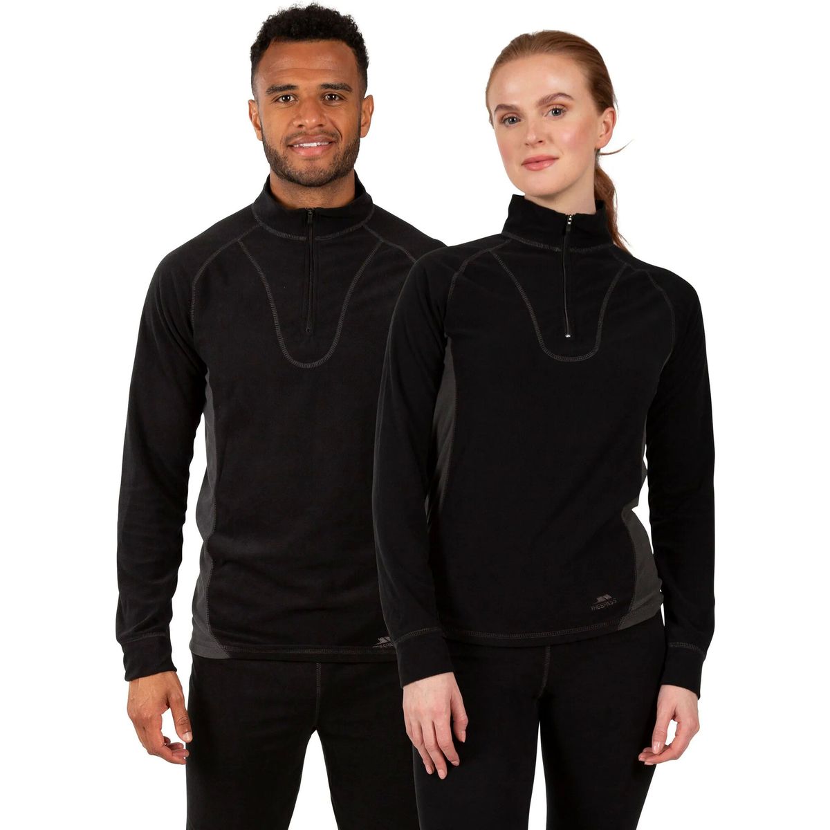 Trespass Thriller B - Unisex M/Fleece Base Layer black x (BLX) L UABLSEN20001_BLX_L