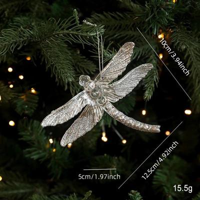 Uplift Treasures Butterfly Christmas Ball Hanging Ornament s11