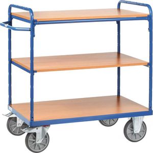 Fetra Etagenwagen 8101, 3 Etagen, 1000 x 600 mm, Tragkraft 600kg