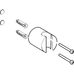 Hansa Brausehalter komplett 59914178 59914178