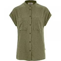 Fjällräven Övik Hemp Shirt SS W Damen (Green), Green, L