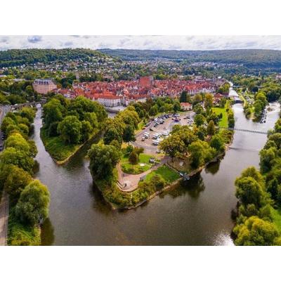 CALVENDO Puzzle Hann. Münden, Weserstein | 1000 Teile Lege-Größe 64x48cm Foto-Puzzle für glückliche Stunden