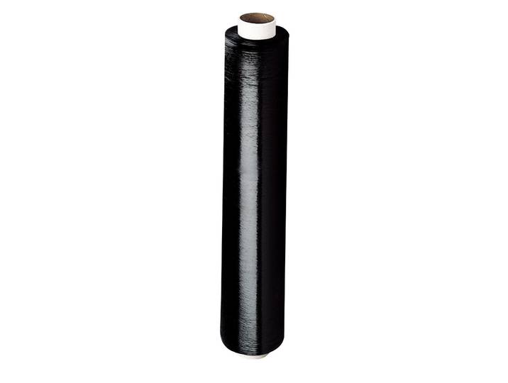 RAJA Bobine de film emballage étirable manuel cast - 45 cm x 300 m - Epaisseur 17 microns - Noir - Lot de 6