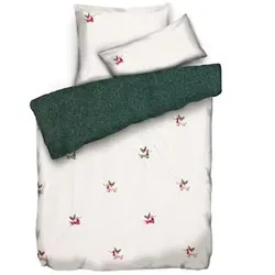 COZEE HOME Wendebettwäsche Weihnachtsdackel Teddy Bouclé Einzelbett, 3tlg.