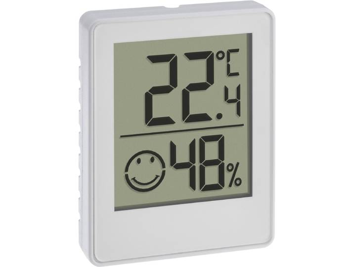 TFA Dostmann Digitales Thermo-Hygrometer Thermo- en hygrometer Wit