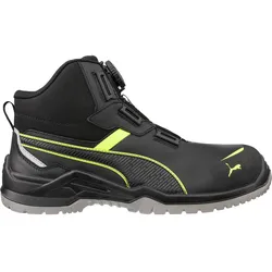 Sicherheitshochschuhe S3S "KRYPTON GREEN DIC MID" - 39 - schwarz