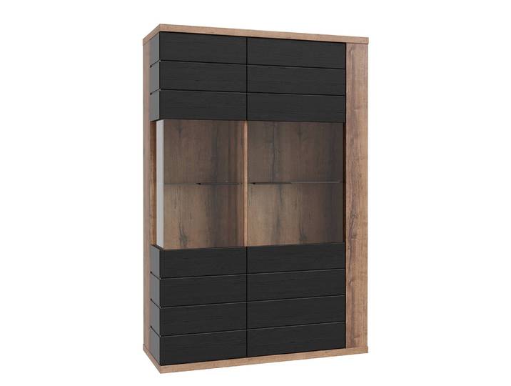 Buffet haut 102 x 156 x 42cm Marron/Noir