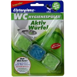 Elsterglanz WC Aktiv Würfel Waldduft legendär, frei von Phosphaten, Made in Germany