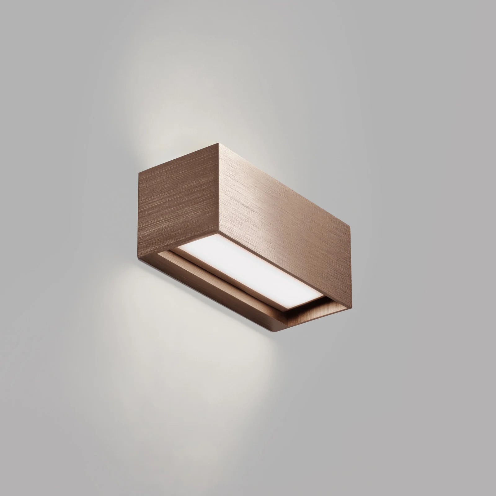 Light-Point Linea W1 LED wandlamp roségoud - Aluminium - IP54 - 15 cm