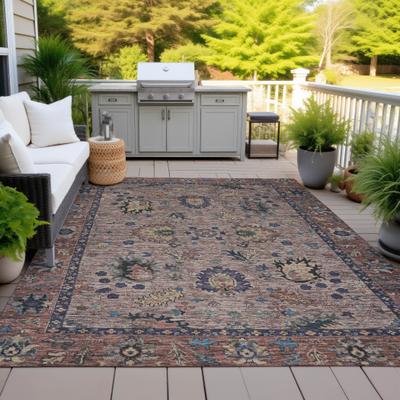 Addison Rugs Machine Washable Indoor/Outdoor Vintage Traditional Chantille Rug