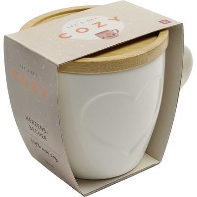 COZY Tasse mit Bambusdeckel (weiß), Sonstige von , Groh