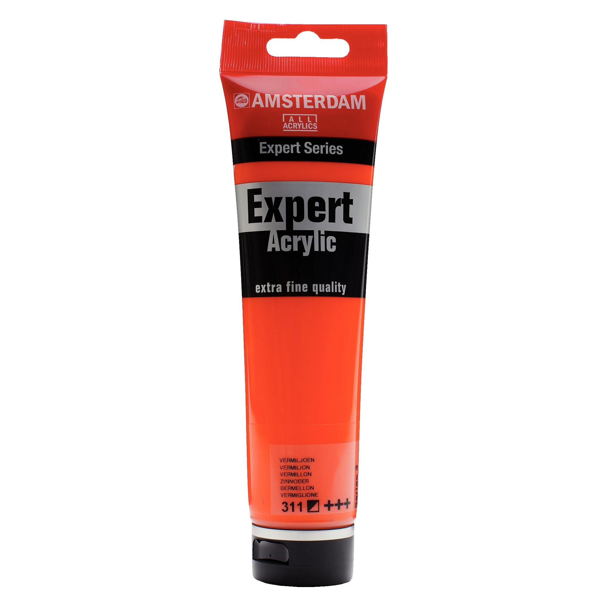 Amsterdam Expert Acrylfarbe Tube 150 ml Zinnober 311 (150 ml) (ROY-19153110)