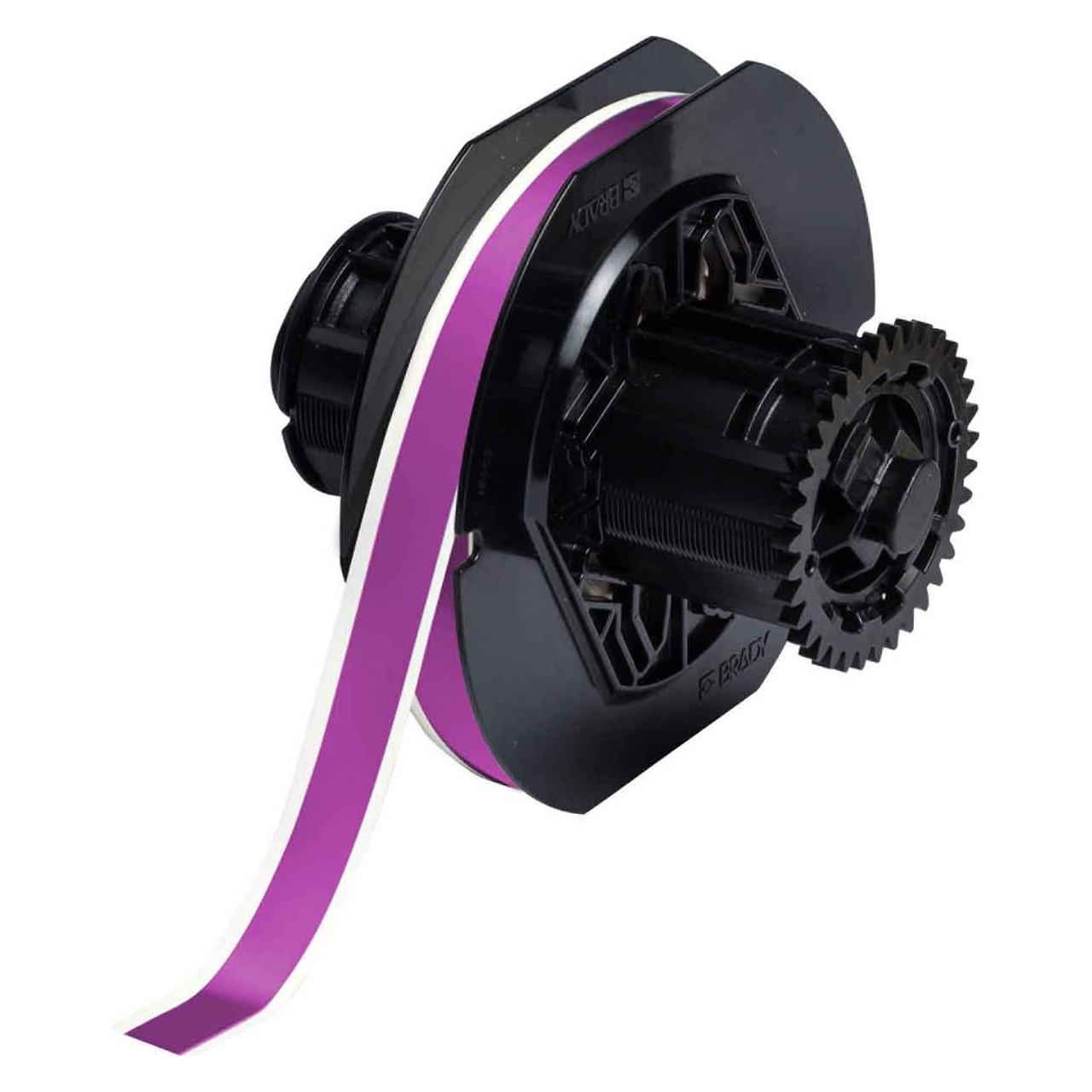 Brady B30C-500-595-PL, Hochleistungsvinyl, Violett, glänzend, 12.70 mm x 30.48 m, permanent, Endlo (19.05 mm) (B30C-500-595-PL)