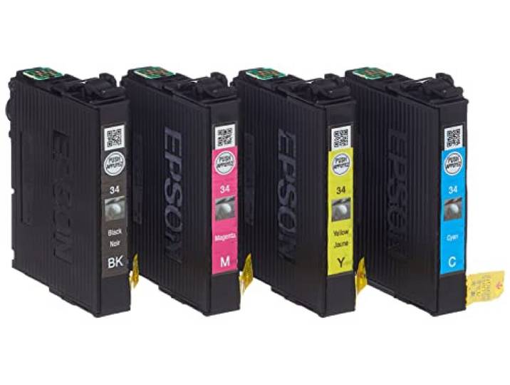 Epson Multipack 34 Balle de Golf\, Cartouches d'encre d'origine\, 4 couleurs: Noir\, Cyan\, Magenta\, Jaune\, WF-3720DWF\, WF-3725DWF