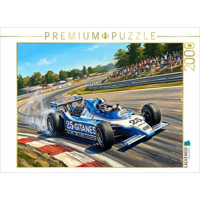 CALVENDO Puzzle Ab dem achten Rennen ersetzte Ickx 1979 in der Formel 1 den beim Drachenfliegen verunfallten Patrick Depailler. | 2000 Teile