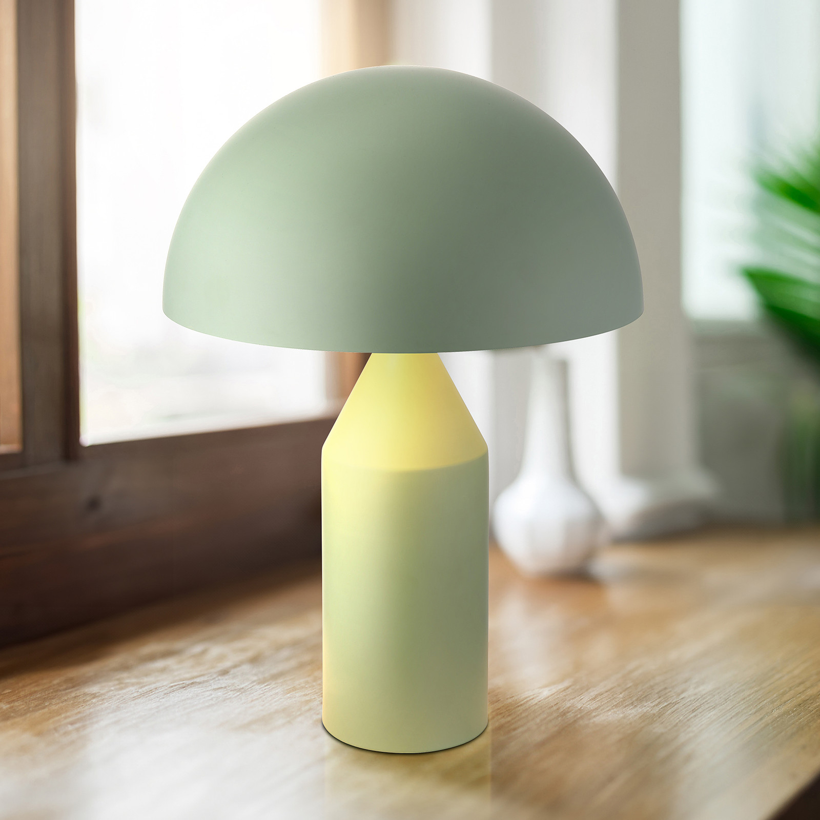 Globo Lighting Atoma Design Tafellamp Groen Metaal E27