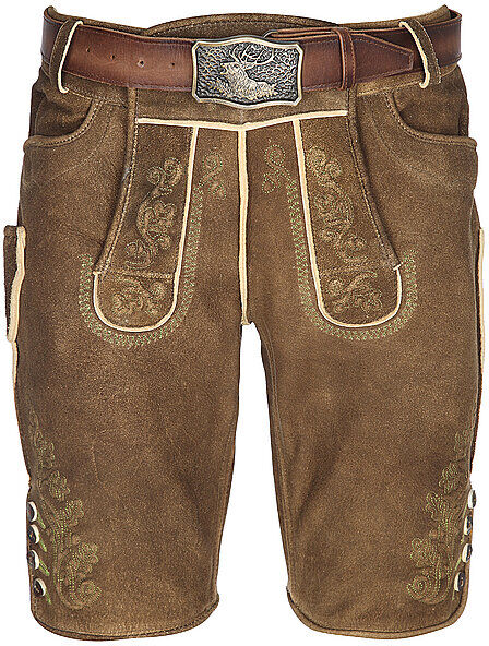 GWEIH & SILK Trachten Lederhose Vitus camel   50 50
