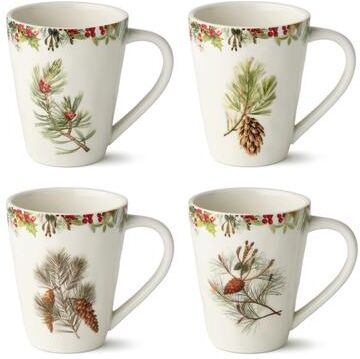 Certified International Woodland Set of 4 Mug 18 oz. asst.