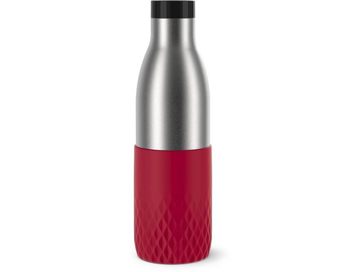 Trinkflasche Emsa Bludrop Sleeve 700 ml Rot - Trinkflasche