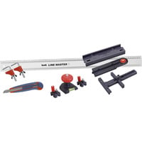 LINE MASTER Präzisionslineal-Set, 800mm Führungsschiene 10-teilig