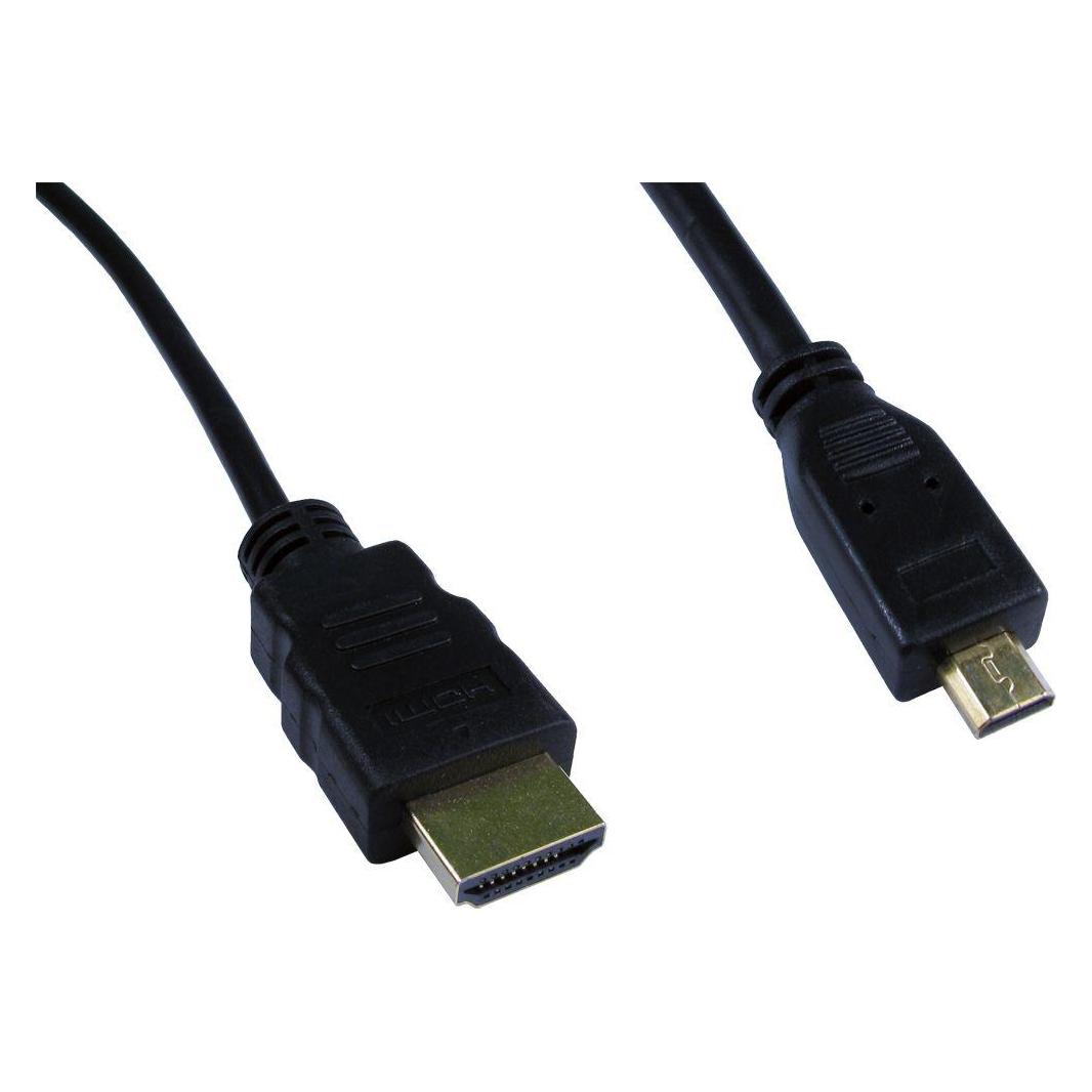 Cables Direct CDL 1m HDMI (A) to Micro HDMI (D) (1 m) (CDLHD4-MICRO-010)