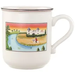 KAFFEEBECHER SCHLOSS Design Naif bunt 300 ml