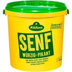 Kühne Senf »würzig - pikant« 10 kg gelb