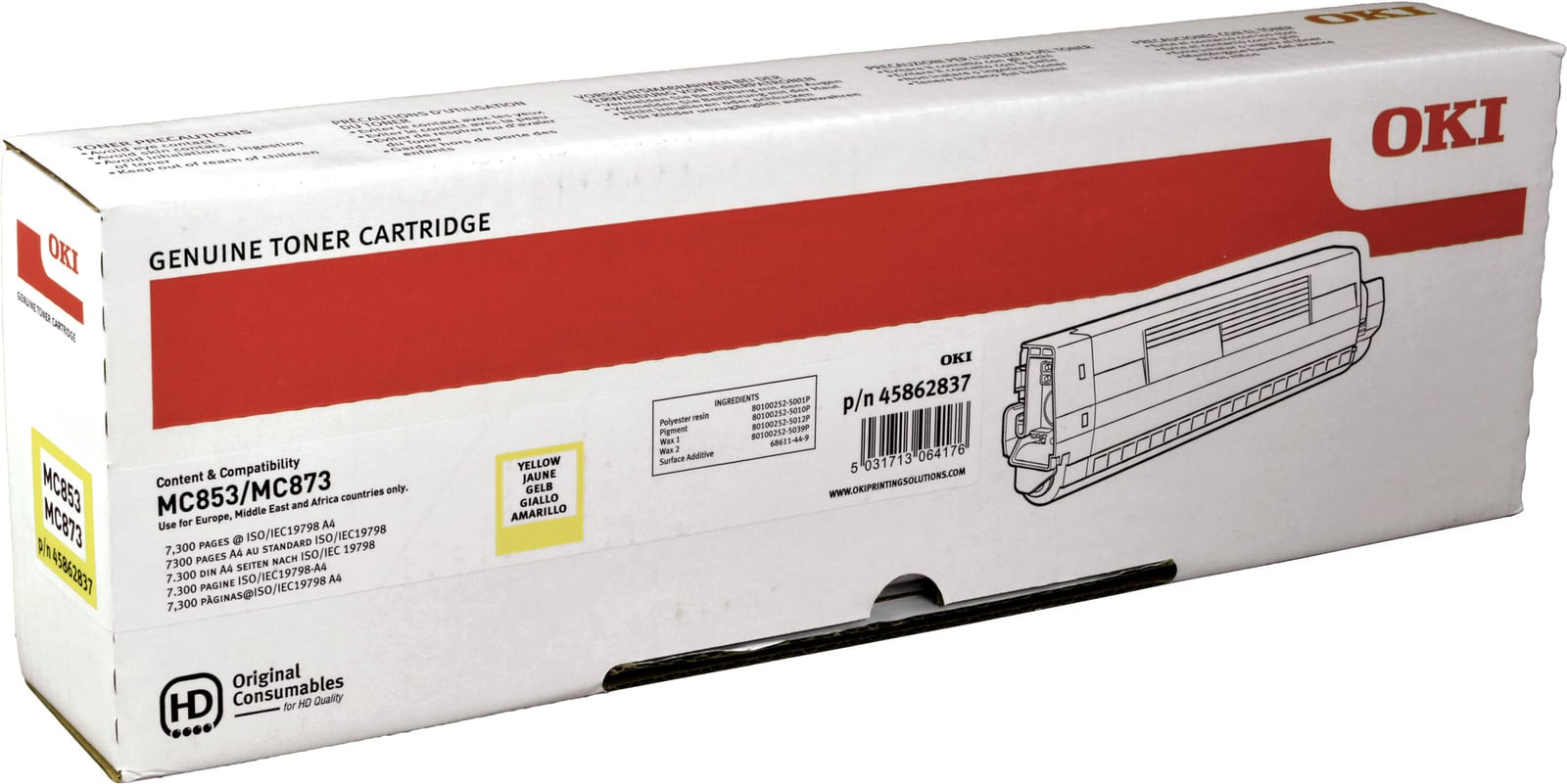 OKI Toner YE 45862837