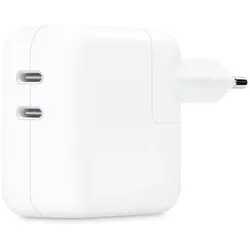 Apple 35W 2x USB-C Ladegerät, weiß
