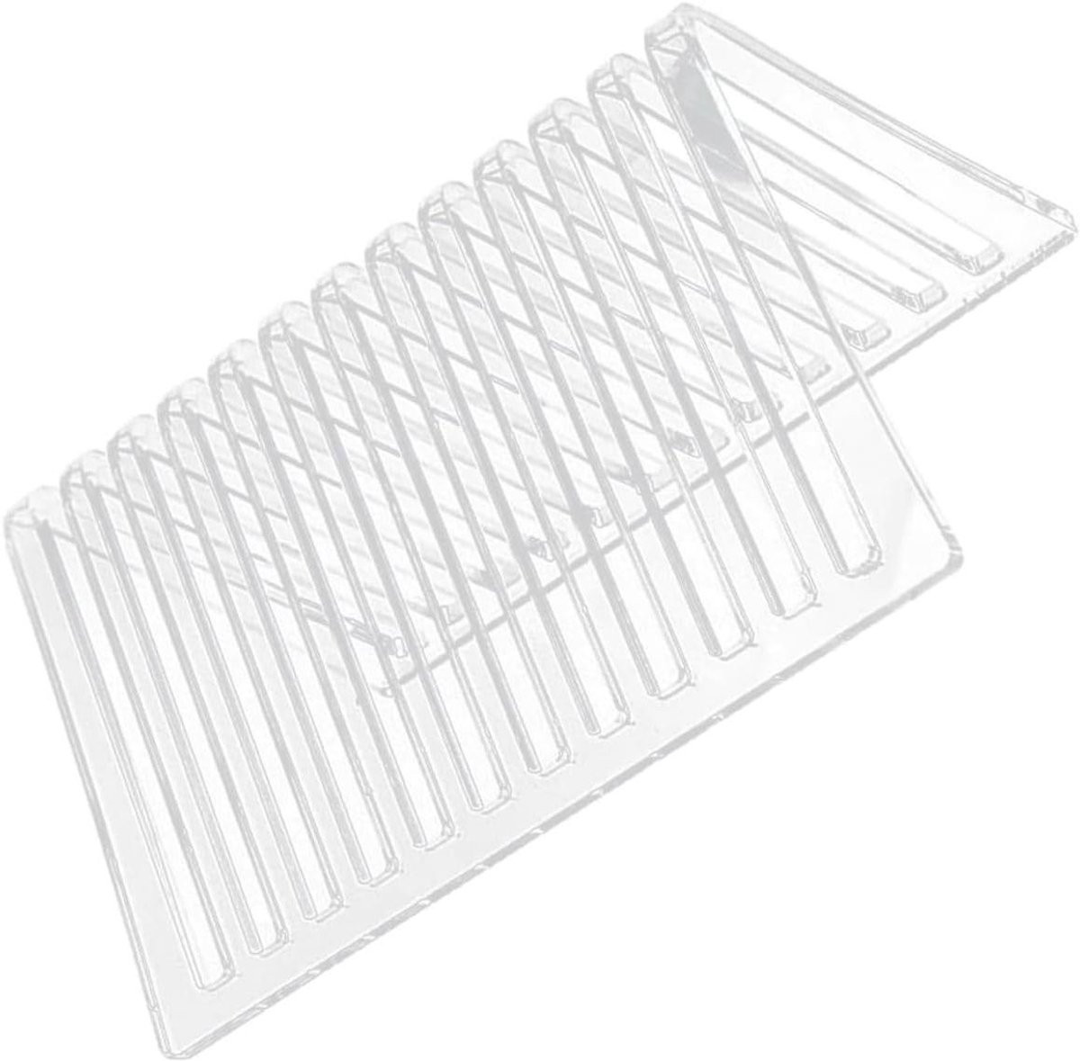 Transparante Acryl Album Display Platen Organizer met Driehoekig Ontwerp - 20,8 cm