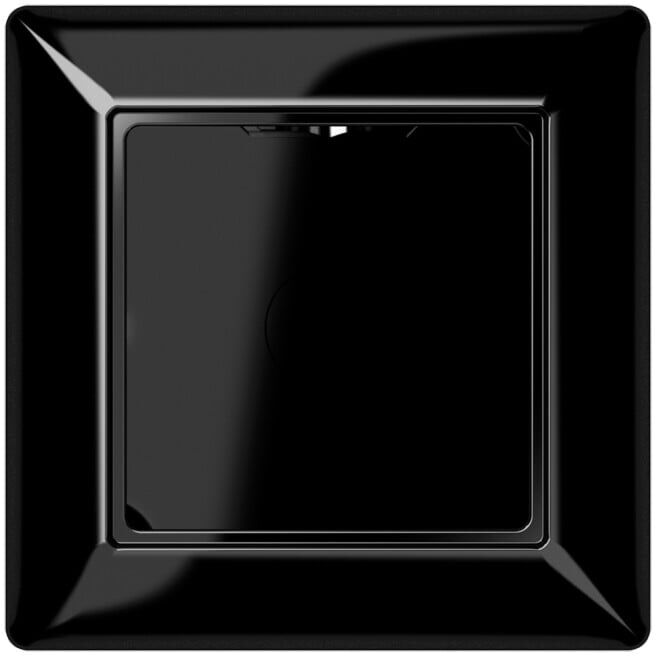 Jung Capuchon AP 1 poste noir cadre moulé AS 581 A (AS581ASW)