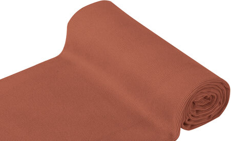 Rippen-Bündchenstoff "Comfort", zimt