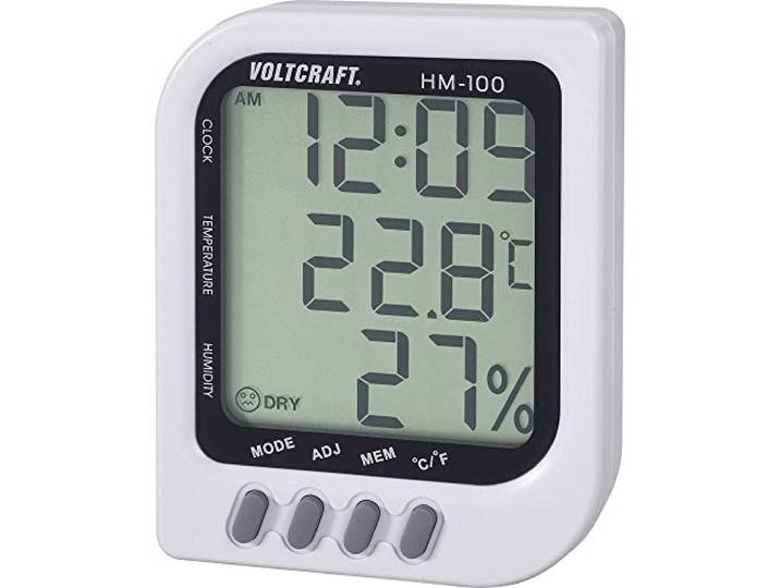 VOLTCRAFT HM-100 Luchtvochtigheidsmeter (hygrometer) 20% Hrel 90% Hrel