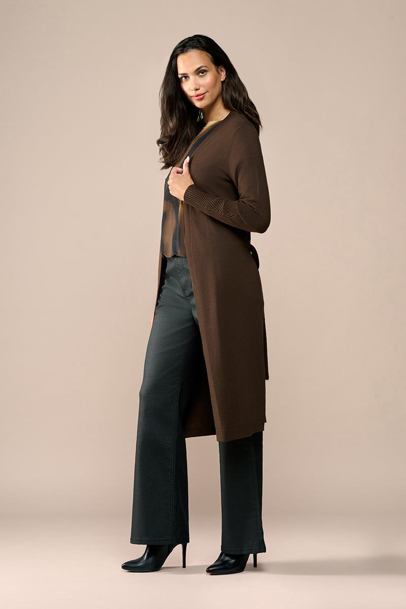 Celine Vest Donkerbruin