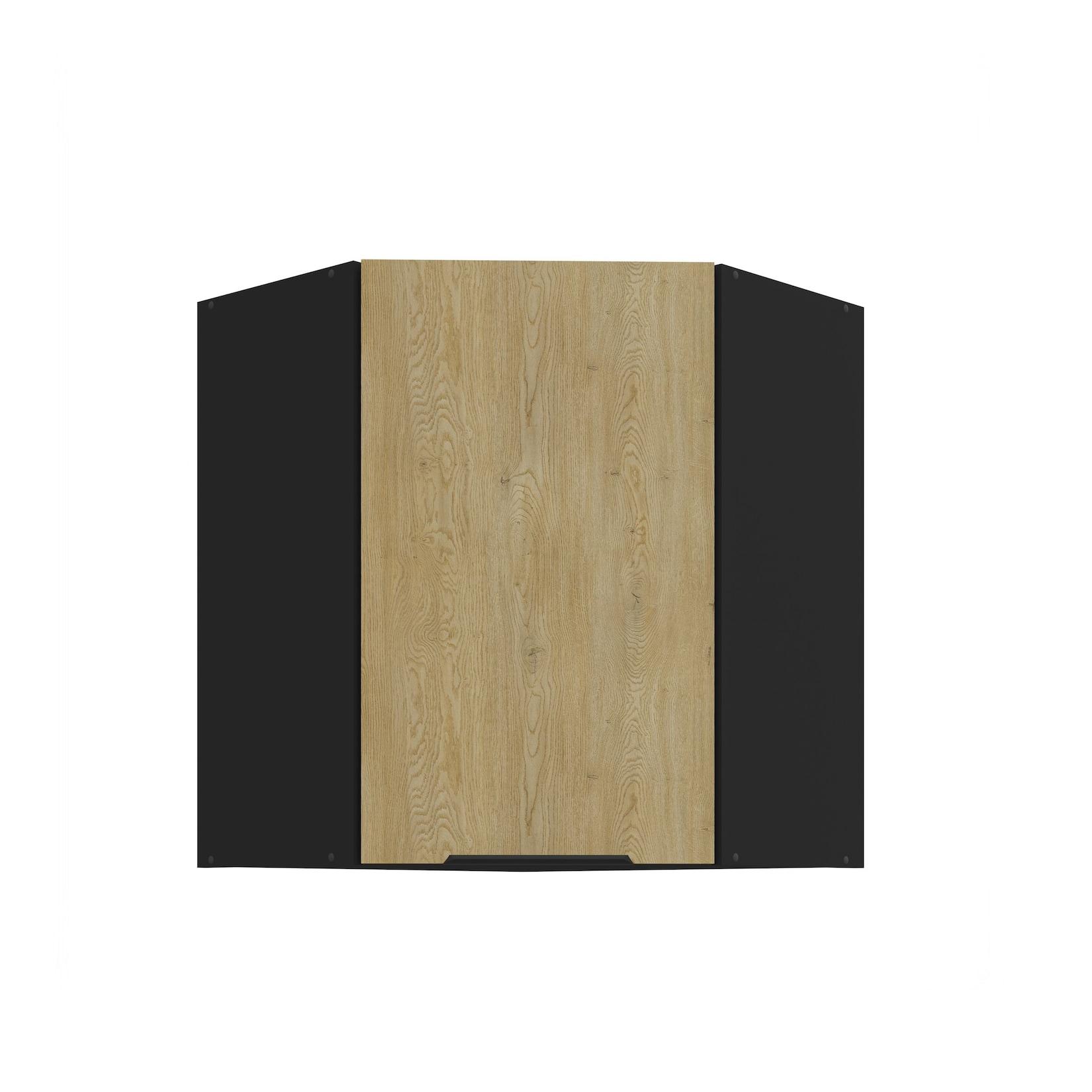 Küchen Eckhängeschrank 60x60 cm CREMONA Eiche hell Küche Küchenzeile Küchenblock