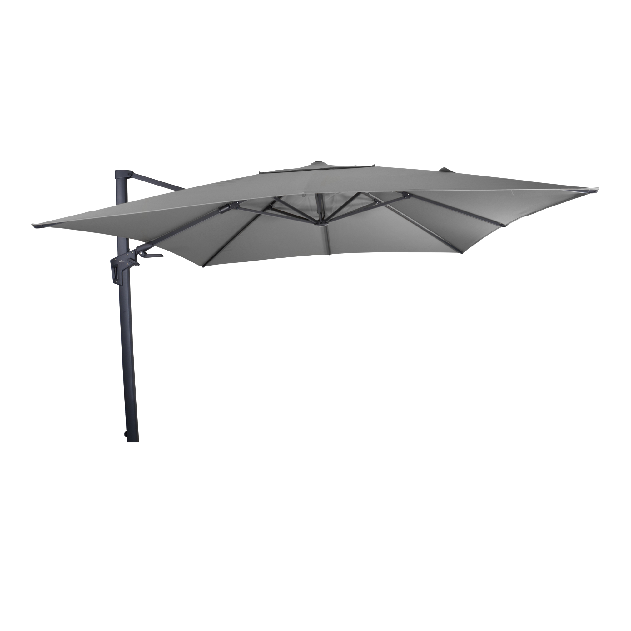 Lesli Living Ampelschirm "Virgo Flex" Grey 3x3m