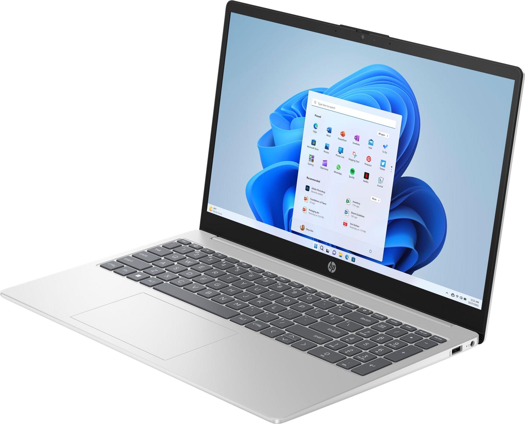 HP 15-fd0611ng, Intel N, 39,6 cm (15.6"), 1920 x 1080 Pixel, 4 GB, 128 GB, Windows 11 Home in S mode