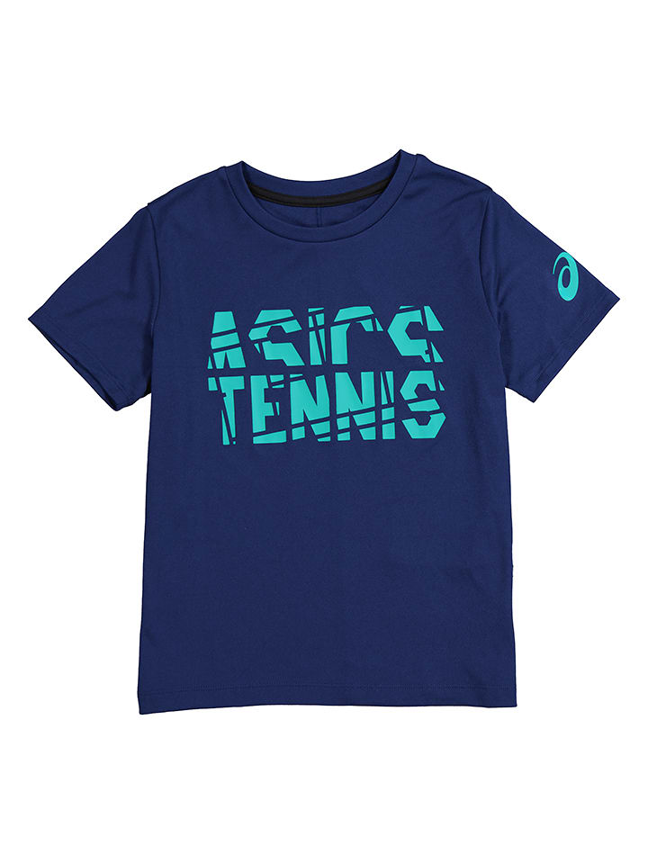 asics Trainingsshirt in Dunkelblau - M