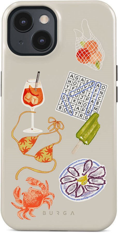 Burga iPhone 14 Tough Fashion Cover - Seaside Muse