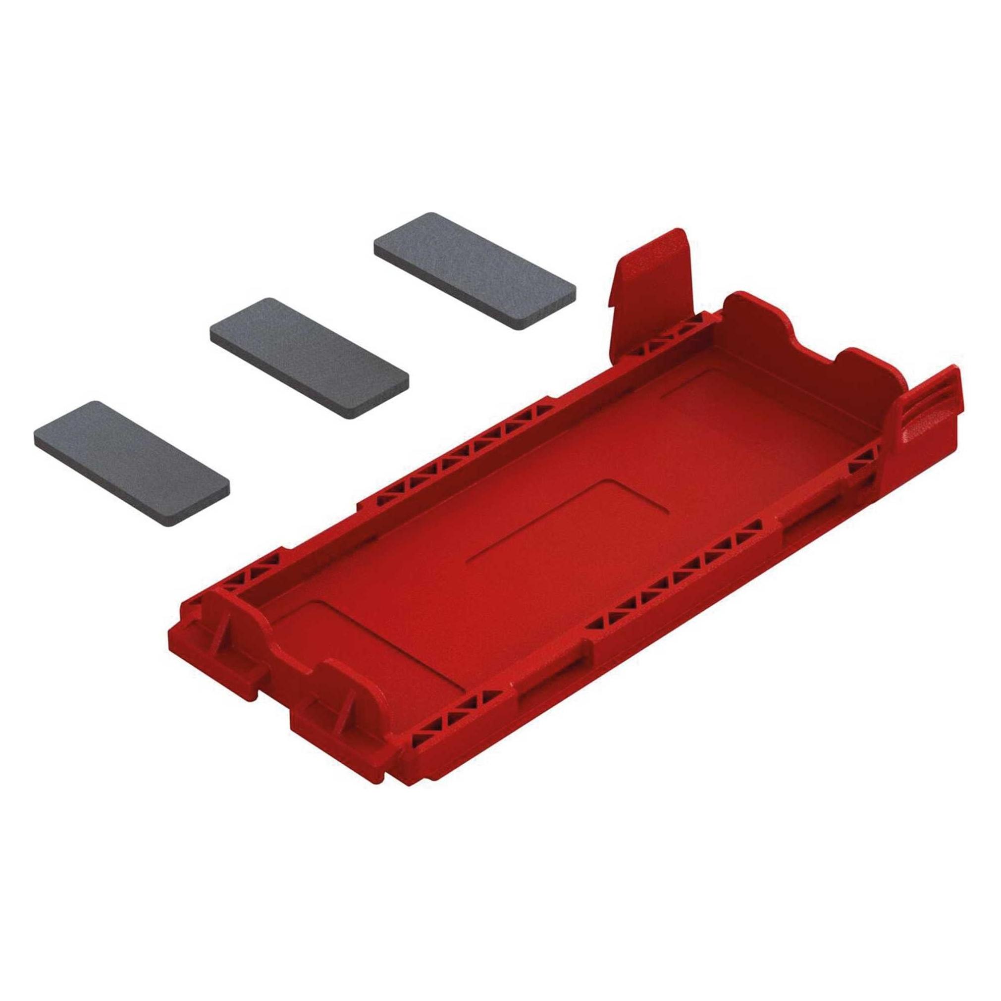 Arrma Battery Door Set, Red (ARA320779)