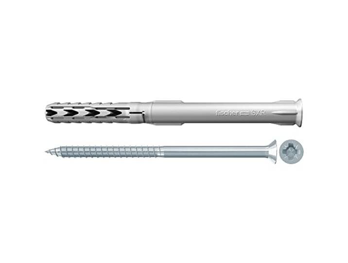 fischer - Fixation pour cadres/ossatures SXR-T 10x160 avec vis de sécurité à tête fraisée/boîte de 50