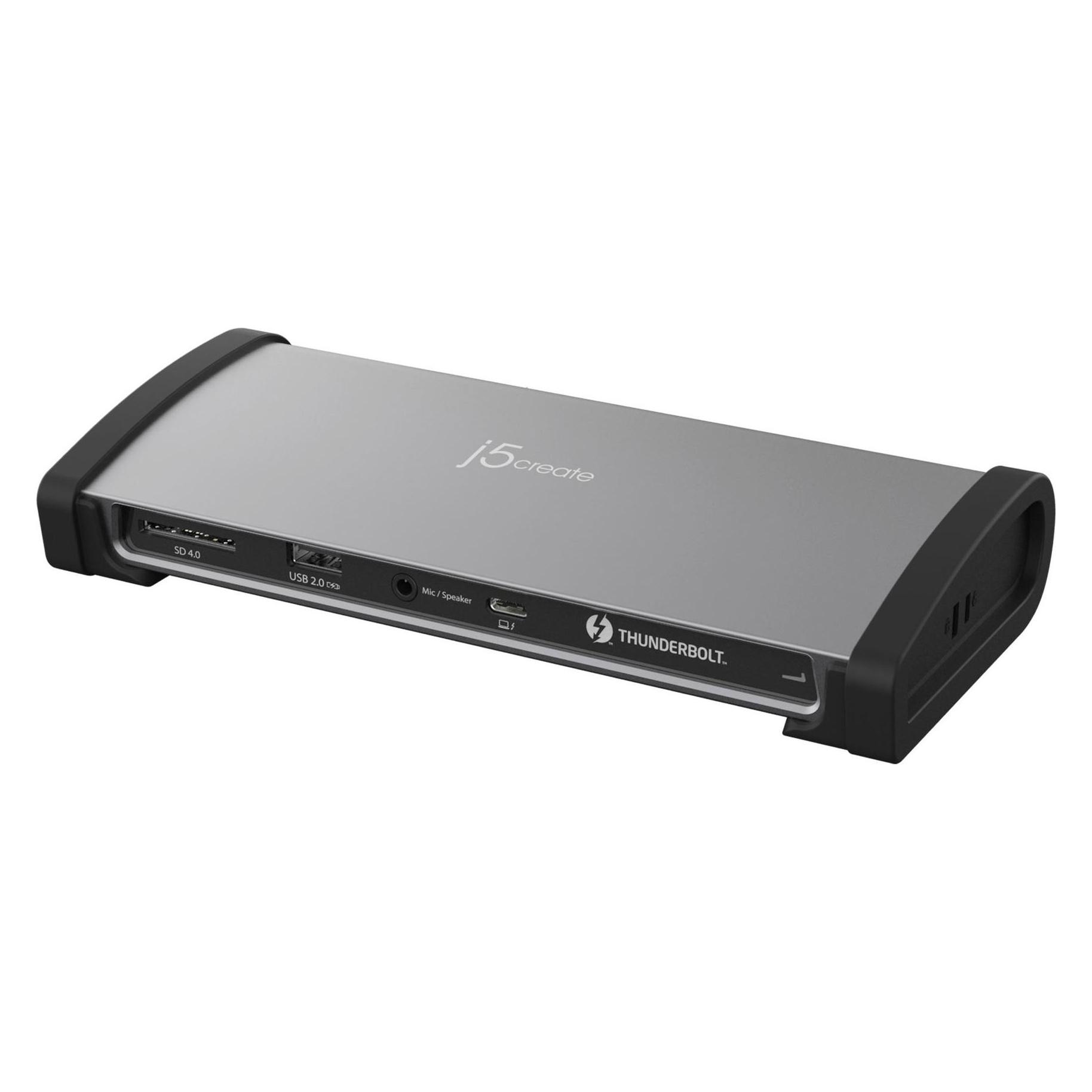 j5Create JTD562-FN Docking station 8K Thunderbolt 4 - UE, Cablato, Thunderbolt 4, 96 W, 3,5 mm, 10 (JTD562-FN)