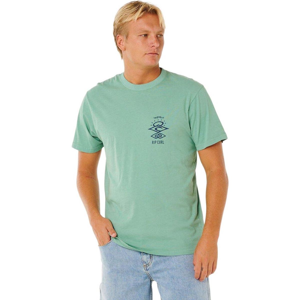 RipCurl Search Icon Tee aloe (3237) M 0X9MTE-3237-M